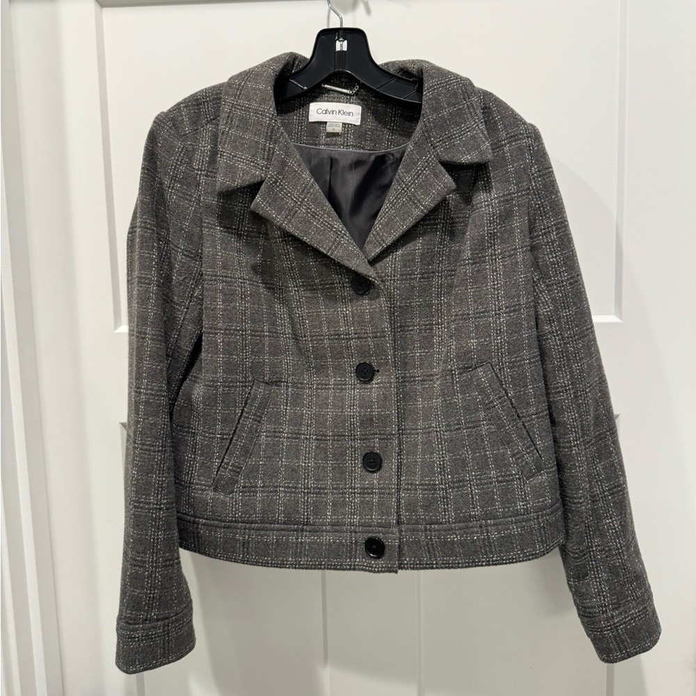 Gray Calvin Klein Blazer